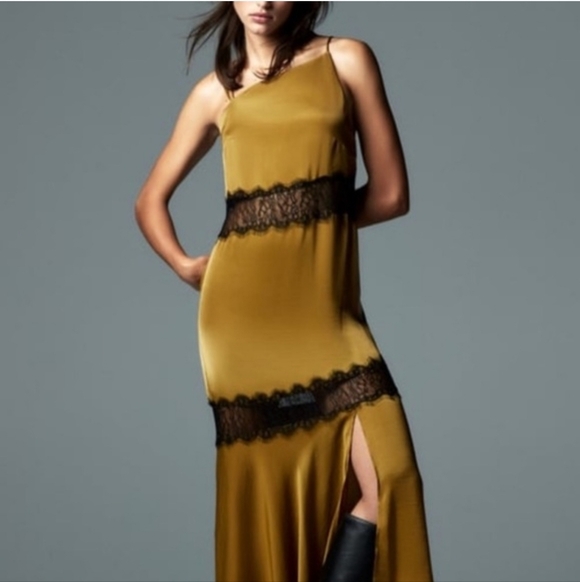 Zara NWTs Satin Slip Dress - Picture 8 of 12